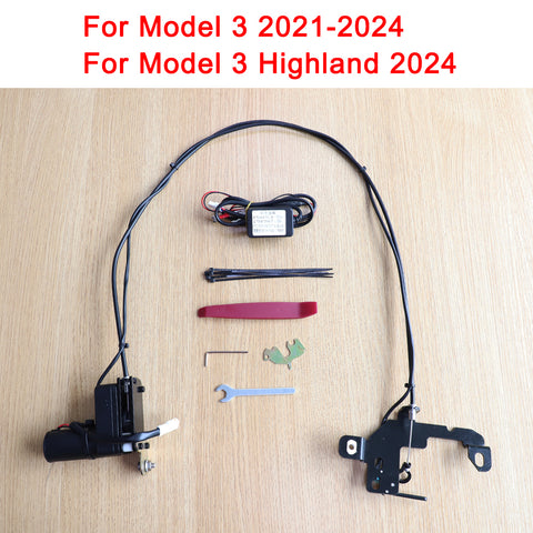 테슬라 프렁크 소프트 클로징 모델 Y/3/X/S/3 하이랜드 자동 프렁크 자동 클로저용 전면 트렁크 전기 흡입 잠금 장치