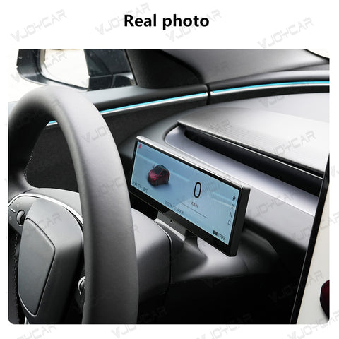 VJOYCAR Low Cost 6.25inch Cluster Display Dashboard Support CarPlay Android Auto Blind Spot Monitor For Tesla Model Y 3 Performance