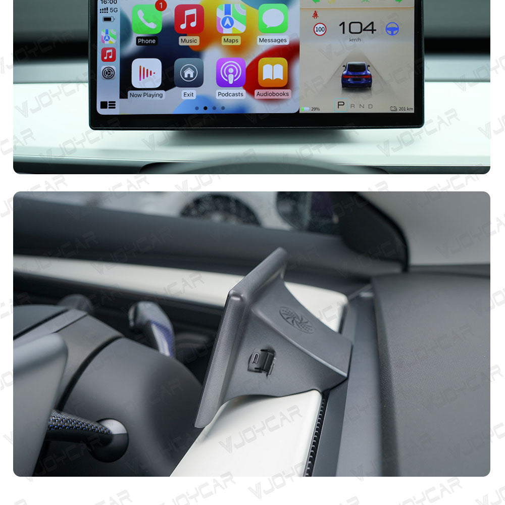 Pantalla de tablero digital de 8,8" con Carplay, Android Auto, HUD, velocidad de batería para Tesla
