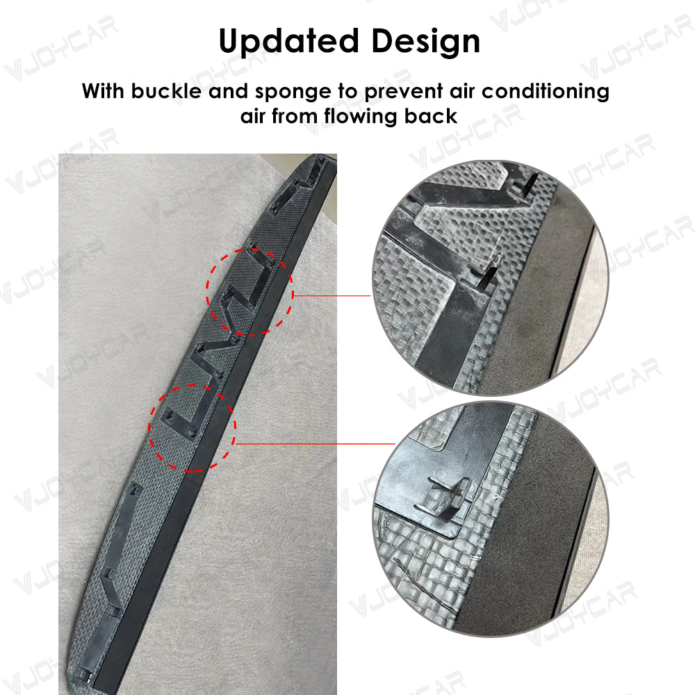 Panel de tablero interior de repuesto de fibra de carbono seca real para Tesla Model 3 Highland