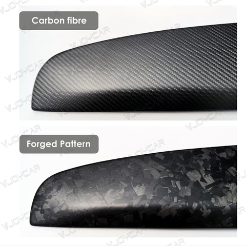 테슬라 모델 3 하이랜드용 Real Dry Carbon Fiber 교체용 실내 대시보드 패널