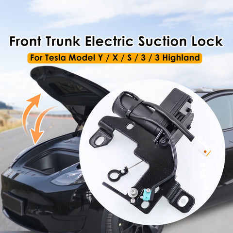 VJOYCAR Front Trunk Electric Suction Lock for Tesla Frunk Soft Closing Model Y / 3 / X / S/ 3 Highland Automatic Frunk Auto Closer