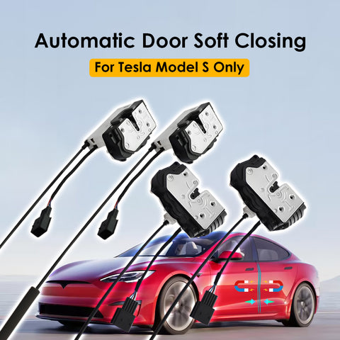 VJOYCAR Model S 2024 Newest Soft Closing 4-Door Smart Auto Electric Suction Soft Close Door for Tesla