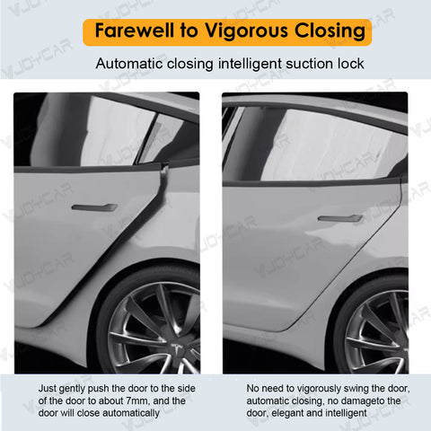 VJOYCAR Model S 2024 Newest Soft Closing 4-Door Smart Auto Electric Suction Soft Close Door for Tesla