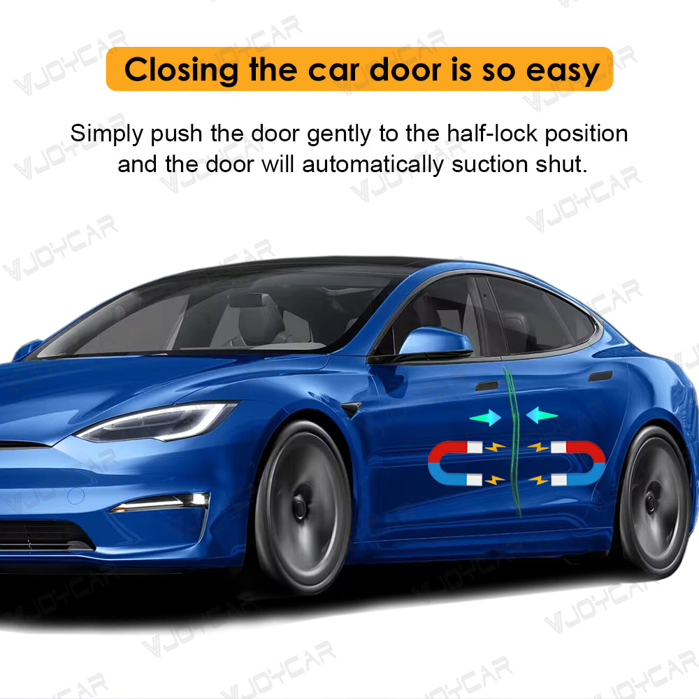 VJOYCAR Model S 2024 Newest Soft Closing 4-Door Smart Auto Electric Suction Soft Close Door for Tesla