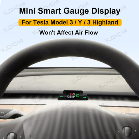 VJOYCAR Mini OBD HUD Gauge Display for Tesla Model Y/3/3 Highland