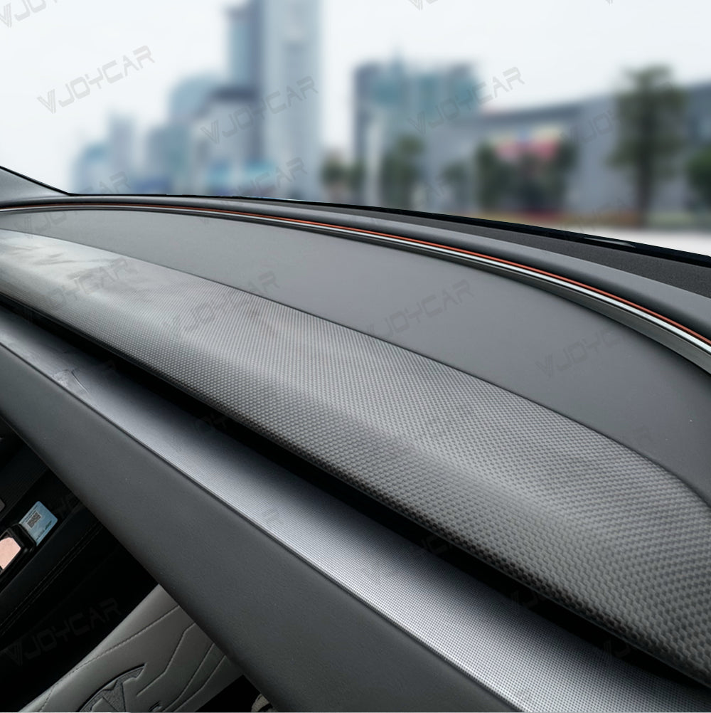 VJOYCAR Performance Style Real Carbon Fiber Dash Panel for Tesla Model 3 Highland