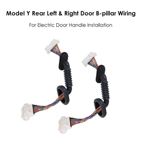 VJOYCAR B-pillar Wiring Connector Cable Organizer for Model Y Rear Doors Only to Install Electric Handle and Door Soft Closing Lock