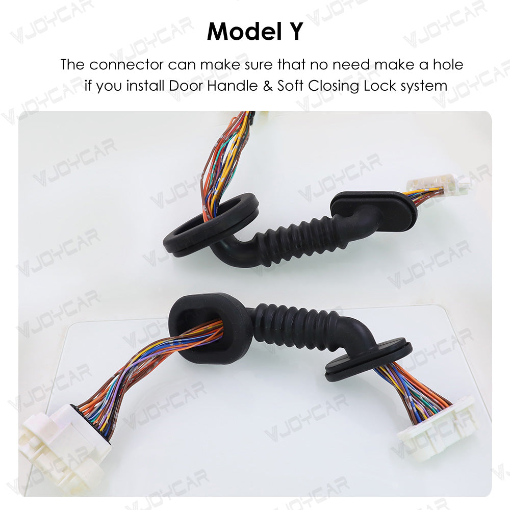 VJOYCAR B-pillar Wiring Connector Cable Organizer for Model Y Rear Doors Only to Install Electric Handle and Door Soft Closing Lock