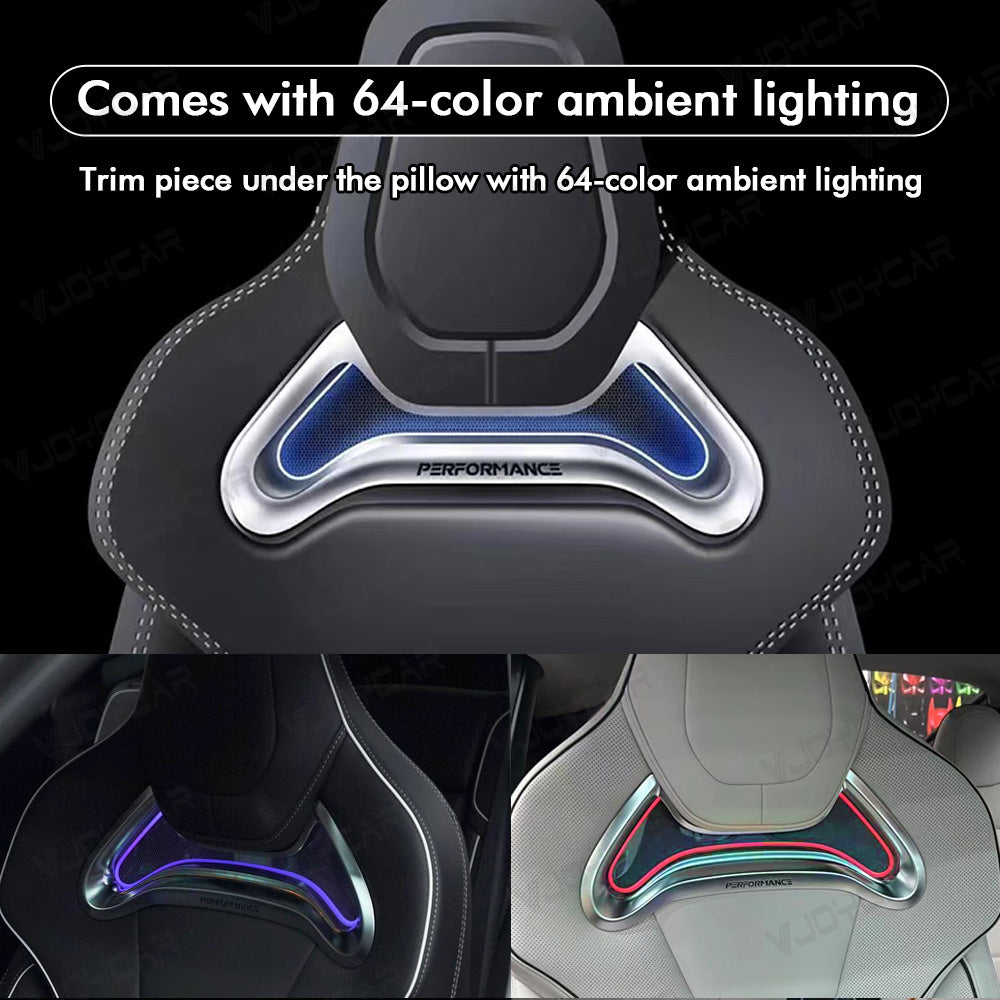 Asiento deportivo profesional con cojín ventilado y cuero mejorado con iluminación ambiental para el modelo Y 3 Highland