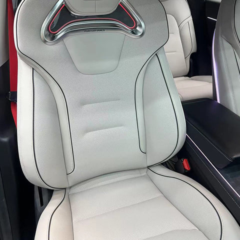 VJOYCAR Professional Sports Seat Ventilated Cushion Upgraded Leather Ambient Lighting for Model Y 3 Highland