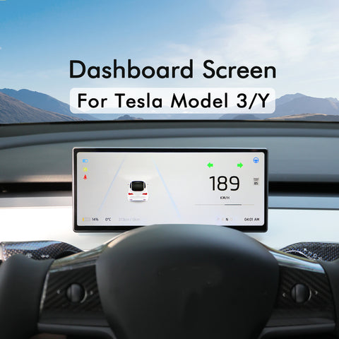 Pantalla de tablero digital de 8,8" con Carplay, Android Auto, HUD, velocidad de batería para Tesla