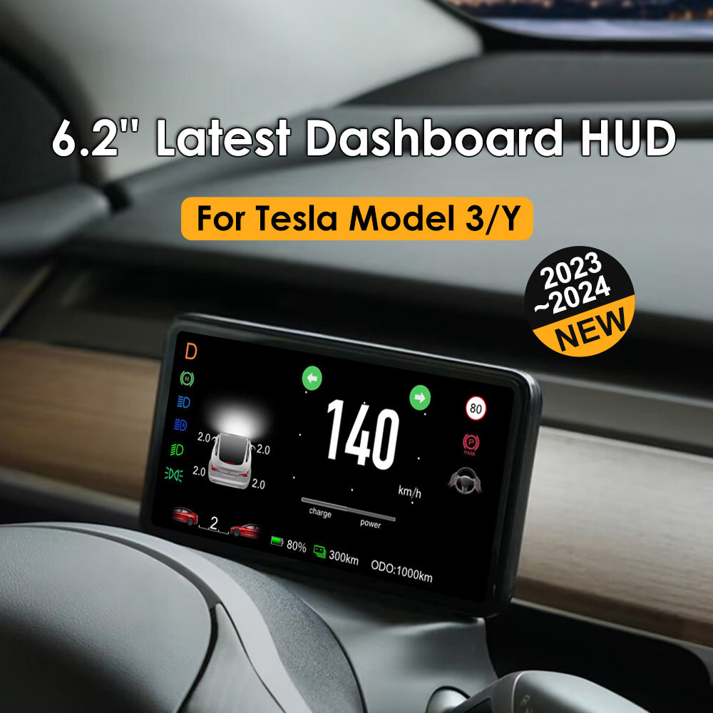 Panel de instrumentos con pantalla grande de 6,2'' y HUD para Tesla Model 3 Model Y