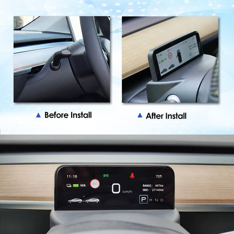 Panel de instrumentos con pantalla de 4,6" para Tesla Model 3/Y