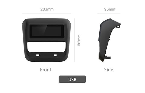 VJOYCAR Armrest Box IPS Rear Screen Air Conditioner Seat Adjust Multi-functional Display Panel For Model 3 Y