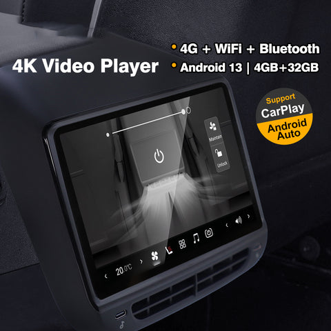 VJOYCAR The Best 7" Rear Display 4G WIFI Android 13.0 OTA Upgrade For Model 3 Y