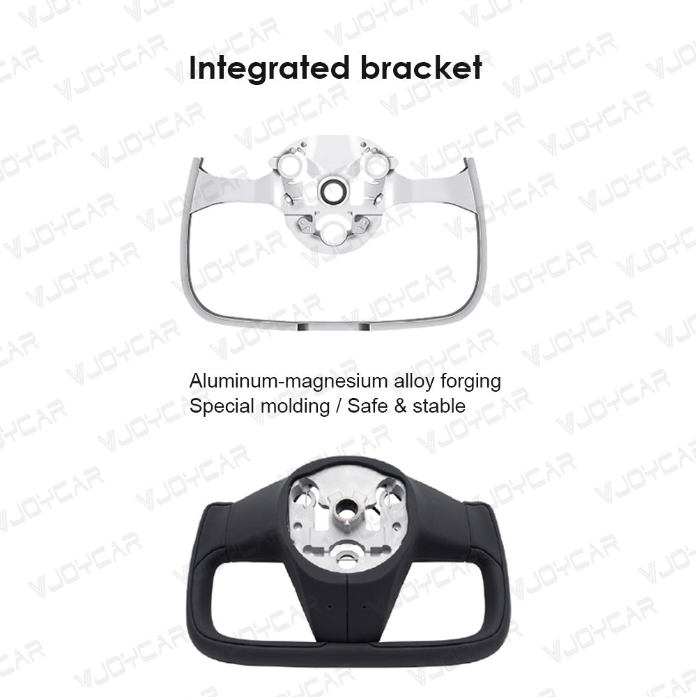 VJOYCAR Hottest Yoke Steering Wheel Handle With Heating Steering Yoke2.0 With Scroll for Tesla Model 3 Y