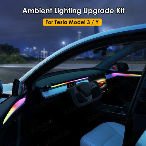 VJOYCAR Ambient Light for Tesla Model Y Model 3